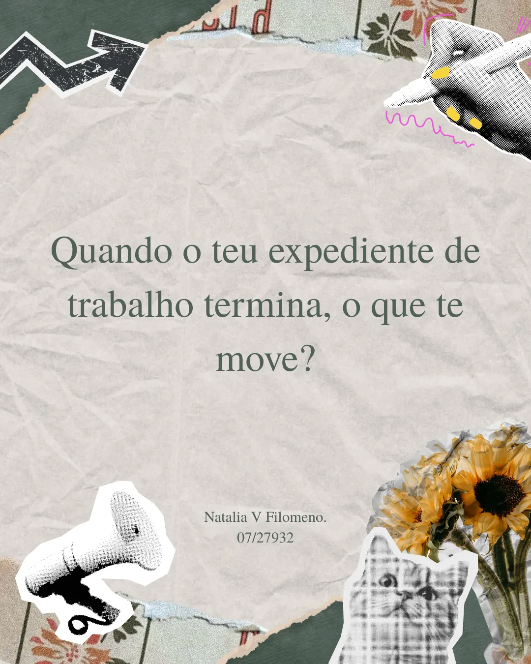 Entre o trabalho e o autocuidado: o que nos faz florescer | Psicóloga Natália Filomeno.